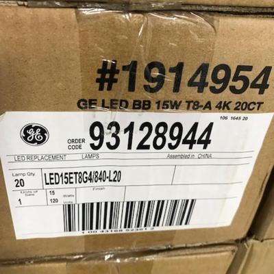 box of 20 LED light bulbs