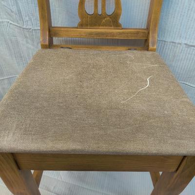 VINTAGE COTTONSMITH FURNITURE MFG. CO. SEWING MACHINE CHAIR WITH STORAGE