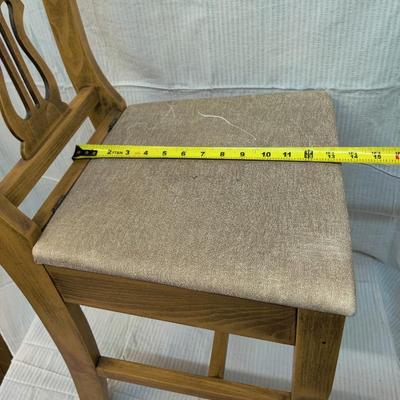 VINTAGE COTTONSMITH FURNITURE MFG. CO. SEWING MACHINE CHAIR WITH STORAGE