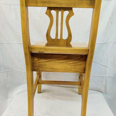VINTAGE COTTONSMITH FURNITURE MFG. CO. SEWING MACHINE CHAIR WITH STORAGE