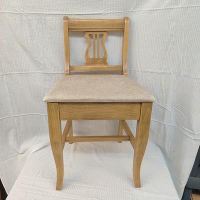 VINTAGE COTTONSMITH FURNITURE MFG. CO. SEWING MACHINE CHAIR WITH STORAGE