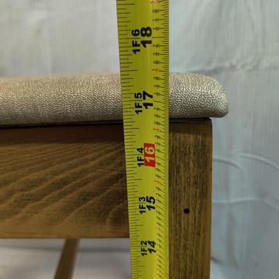 VINTAGE COTTONSMITH FURNITURE MFG. CO. SEWING MACHINE CHAIR WITH STORAGE
