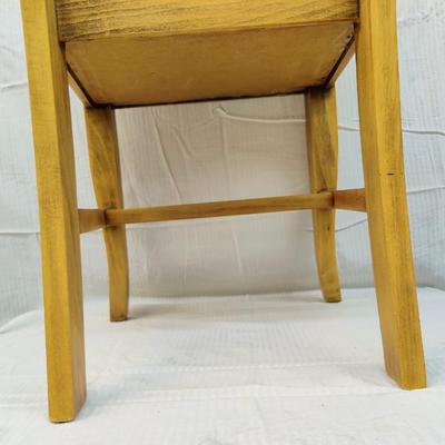 VINTAGE COTTONSMITH FURNITURE MFG. CO. SEWING MACHINE CHAIR WITH STORAGE