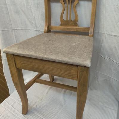 VINTAGE COTTONSMITH FURNITURE MFG. CO. SEWING MACHINE CHAIR WITH STORAGE