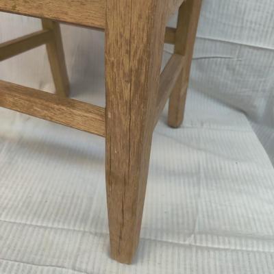 VINTAGE CHILDREN'S SOLID WOOD CHAIR