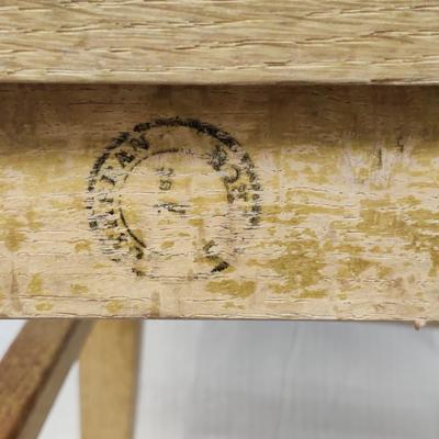 VINTAGE CHILDREN'S SOLID WOOD CHAIR
