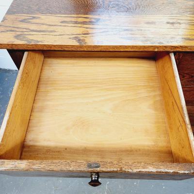 ABERNATHY TIGER WOOD DRESSER W/ MIRROR
