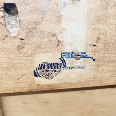 ABERNATHY TIGER WOOD DRESSER W/ MIRROR