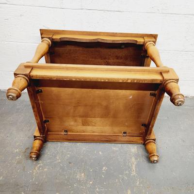 BEAUTIFUL SOLID WOOD SIDE TABLE #1