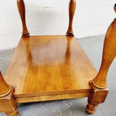 BEAUTIFUL SOLID WOOD SIDE TABLE #1