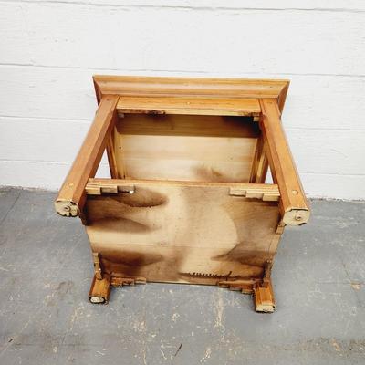 SOLID WOOD SIDE TABLE #2