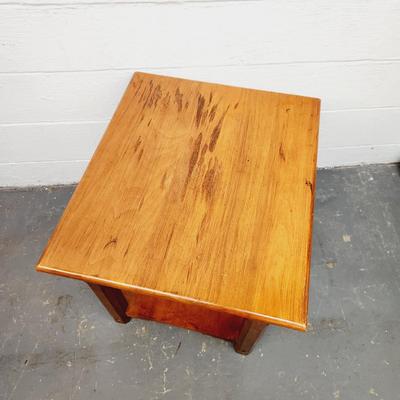 SOLID WOOD SIDE TABLE #2