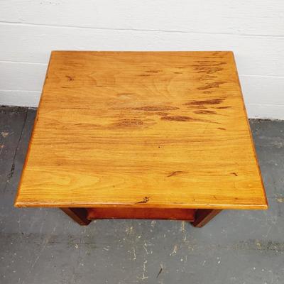 SOLID WOOD SIDE TABLE #2
