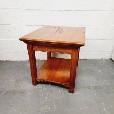 SOLID WOOD SIDE TABLE #2