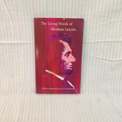 1967 THE LIVING WORDS OF ABRAHAM LINCOLN