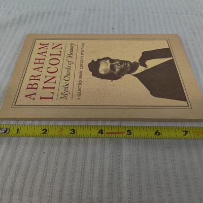 1984 ABRAHAM LINCOLN - MYSTIC CHORDS OF MEMORY: A SELECTION FROM LINCOLN'S WRITINGS