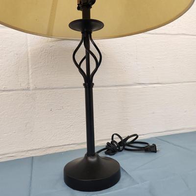 FANTASTIC BLACK METAL TABLE LAMP