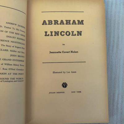 1965 ABRAHAM LINCOLN by JEANNETTE COVERT NOLAN
