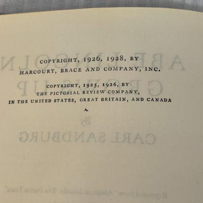 1928 ABE LINCOLN GROWS UP by CARL SANDBURG