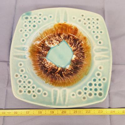 MCM TURQUOISE ART POTTERY ASHTRAY