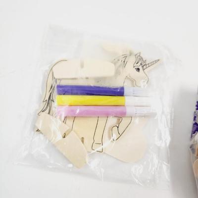 NEW WOODEN ARTS & CRAFTS BUNDLE