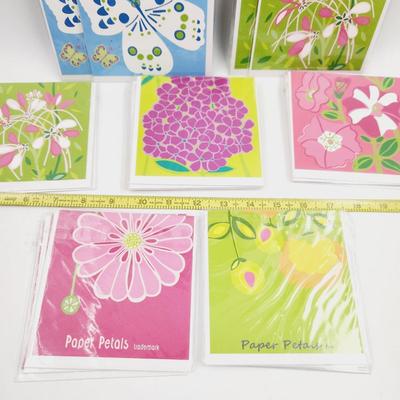 26 INDIVIDUAL PAPER TREY BLANK CARDS W/ ENVELOPES