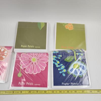21 INDIVIDUAL PAPER TREY BLANK CARDS W/ ENVELOPES