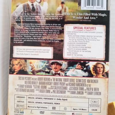THE NATURAL Movie DVD DIRECTOR 'S CUT ROBERT REDFORD DVD Vintage Collectible