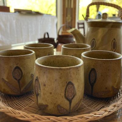 Vintage Pottery tea set made in Japan