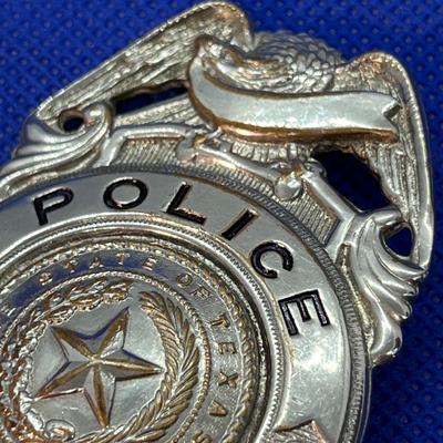 VINTAGE POLICE BADGE FROM FREEPORT TEXAS