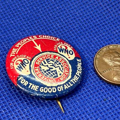 VINTAGE UNION PIN BACK 