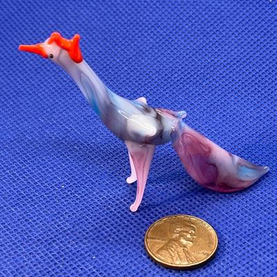 BLOWN GLASS BIRD PEACOCK?
