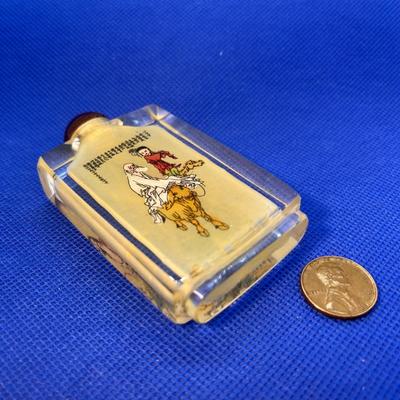OPIUM BOTTLE CRYSTAL GLASS OUTER, ASIAN INTERIOR