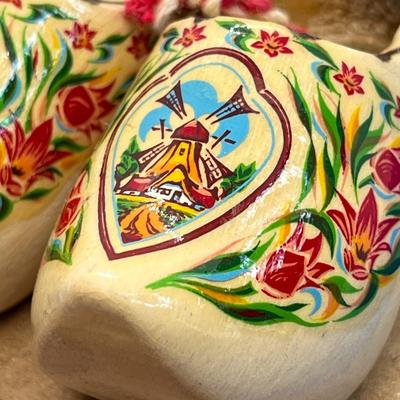 BEAUTIFUL MINIATURE â€œKLOMPENâ€ WOODEN SHOES