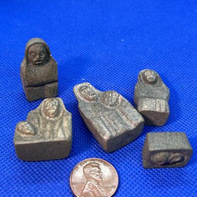SPOOKY CARVED ROCK GHOULS MYSTERY FAMILY