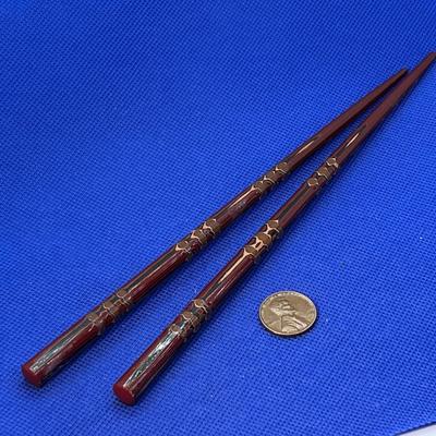 FANCY ENAMELED CHOP STICKS LACQUERED