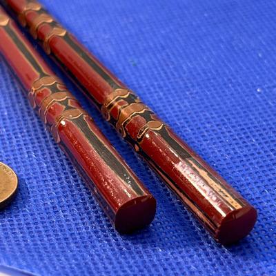 FANCY ENAMELED CHOP STICKS LACQUERED