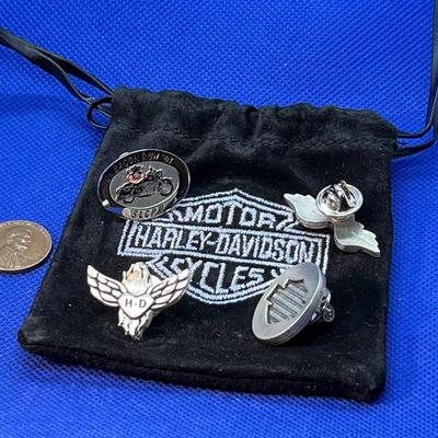 HARLEY DAVIDSON PINS X 4