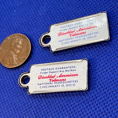 VINTAGE DAV UTAH MINI LICENSE PLATES PAIR 1960
