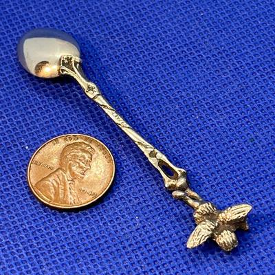 TINY SOUVENIR SPOON â€œITALYâ€ SILVER OR SILVER PLATE