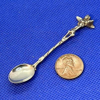 TINY SOUVENIR SPOON â€œITALYâ€ SILVER OR SILVER PLATE