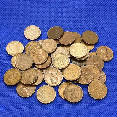 ASSORTMENT OF OLD WHEAT BACK PENNIES PRE 1959