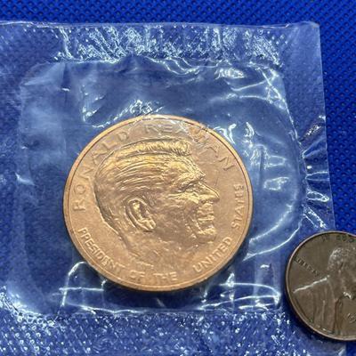 RONALD REAGAN UNSEALED MEDALLION TOKEN