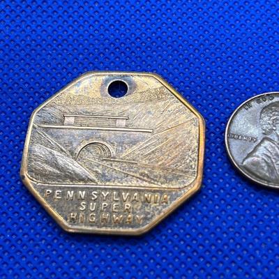PENNSYLVANIA SUPER HIGHWAY TOKEN 1946