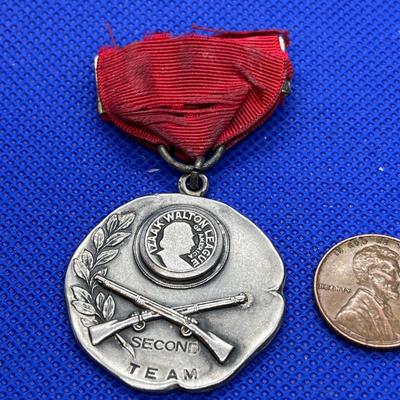 ANTIQUE MEDAL RIBBON IZAAK WALTON LEAGUE