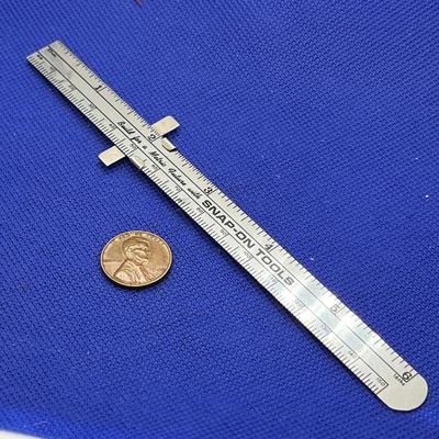 6 INCH SNAP-ON POCKET RULE w/ POCKET CLIP