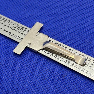 6 INCH SNAP-ON POCKET RULE w/ POCKET CLIP
