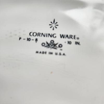 Large Lot of 9 Corning Ware Cornflower With Lids, Petite Pan, P-55-B