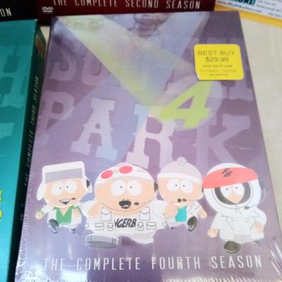 SOUTH PARK COMPLETE SEASONS 1,2,3 & 4 DVD SETS
