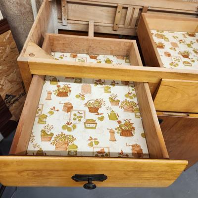VINTAGE MC SOLID WOOD KITCHEN / UTILITY CABINET